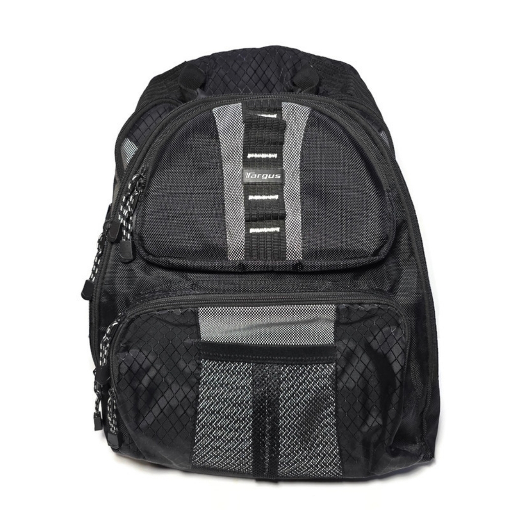 TARGUS 15" Laptop Backpack Travel School Go Bag Straps Black
